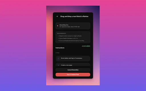 Zealy Browse: Kumita ng USDC sa Pag-browse sa Web – Download - Screenshot 1