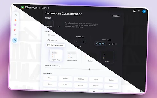 I-download ang Modern Classroom – Gawing Dark Mode ang Classroom - Screenshot 5