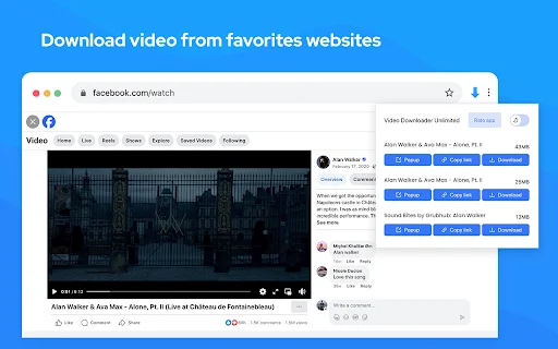 Video Downloader Unlimited: Mabilis at Libreng Video Downloader - Screenshot 1