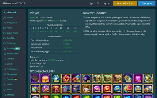 Hero Wars Assistant Download – I-optimize ang Iyong Laro Ngayon - Screenshot 1