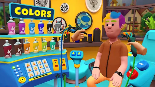 I-download ang Shave & Stuff APK – Barber at Tattoo Simulator - Screenshot 12