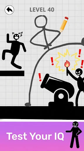 Save Stickman: Brain Draw Line – I-download ang Pinakabagong Laro - Screenshot 2