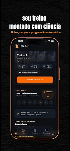 I-download ang Youlift: Força e Hipertrofia – Training Plan na Libre - Screenshot 1