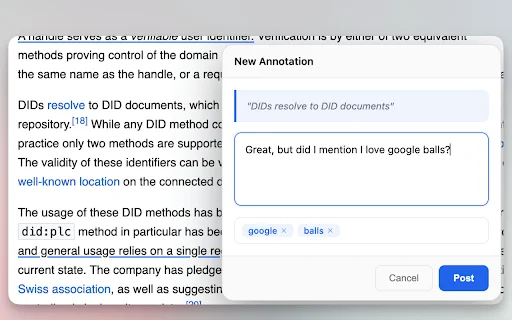 I-download ang Margin Extension – Annotate at Highlight sa Web - Screenshot 4