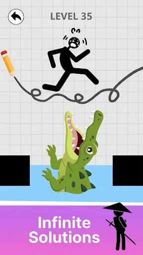 Save Stickman: Brain Draw Line – I-download ang Pinakabagong Laro - Screenshot 4