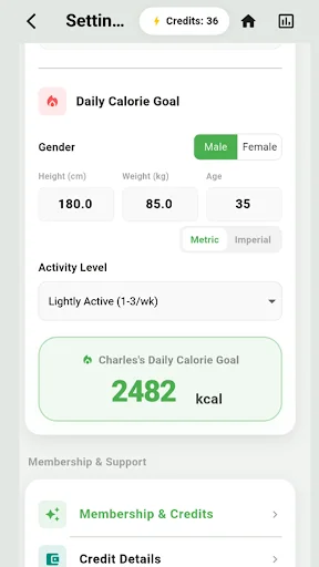 I-download ang Calvi – AI Diet at Calories para sa Iyong Kalusugan - Screenshot 8